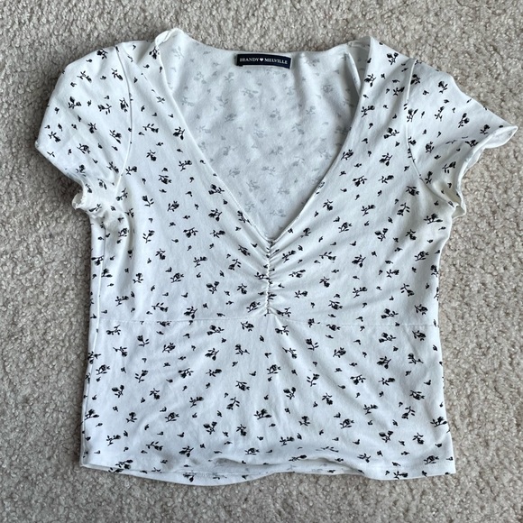 Brandy Melville Tops Brandy Melville Floral Gina Top Poshmark
